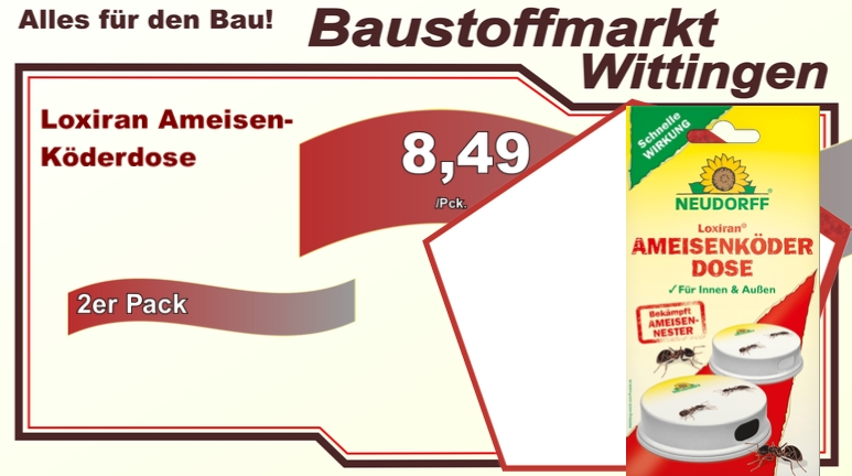 Ameisenköderdose 2er Pack
