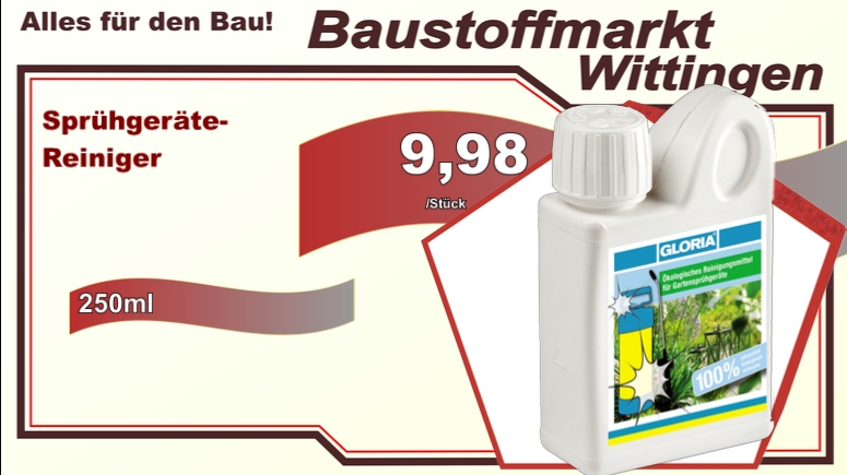 Sprühgerätereiniger 250ml 