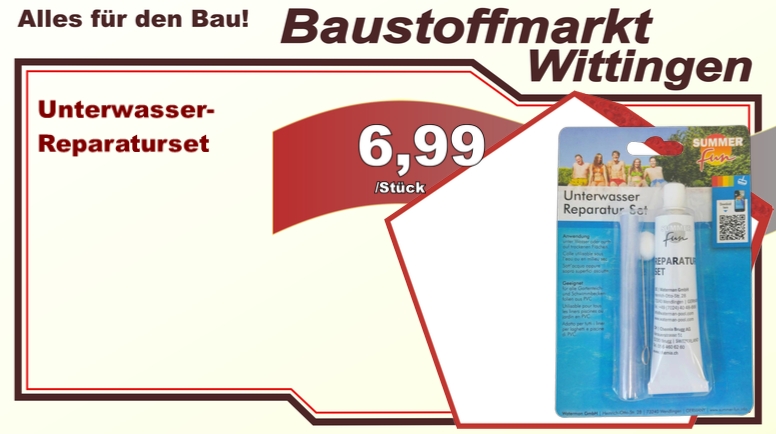 Unterwasser Reparaturset
